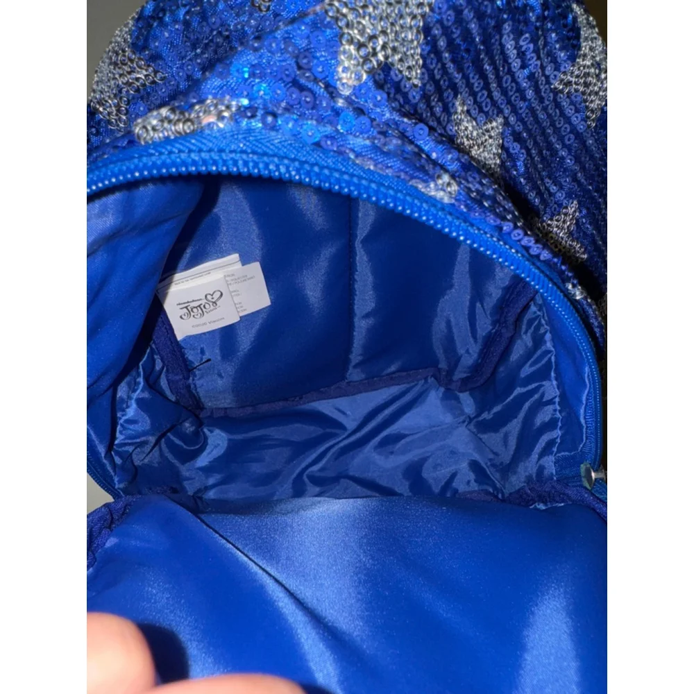 Girls JoJo Siwa Baseball Backpack Small Blue Red